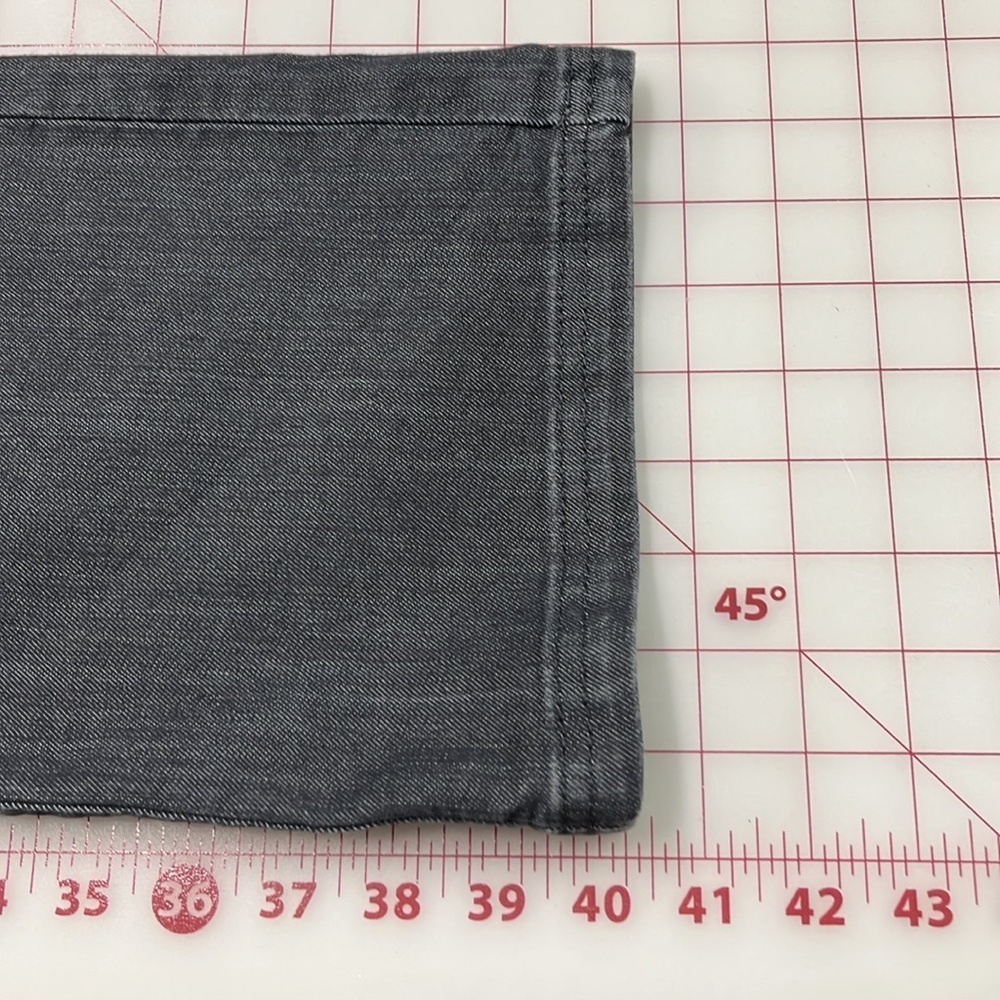 PRANA Jada Grey/Charcoal Demin 5 Pocket Straight Leg Organic Cotton Jean SZ 8/29 - Picture 16 of 16